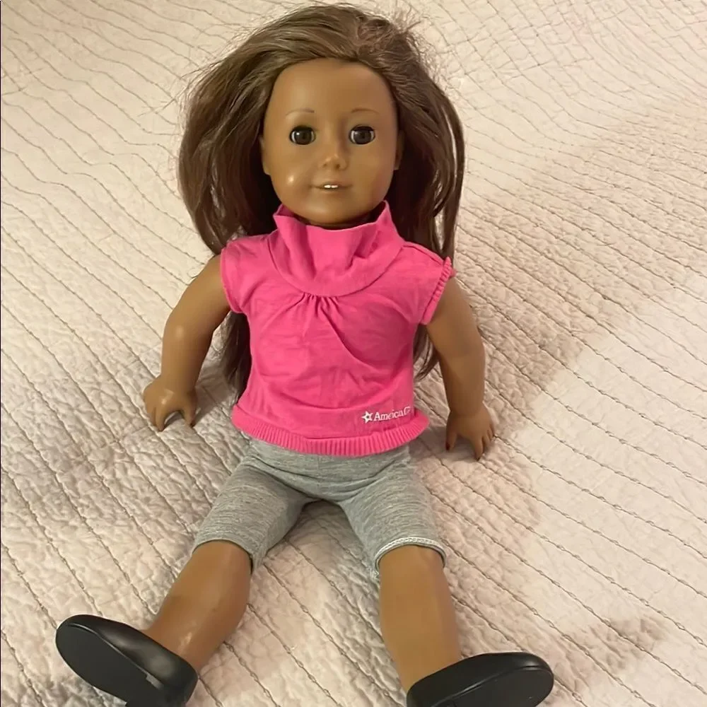 American Girl 2013 Just a Like You Doll with accessories and 2016 Cititoy Doll